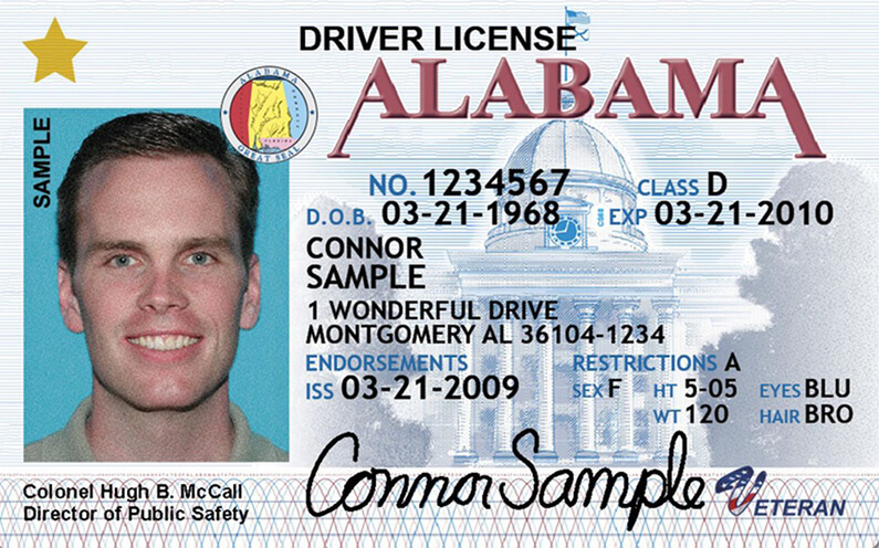 Alabama Drivers License Template Download Free