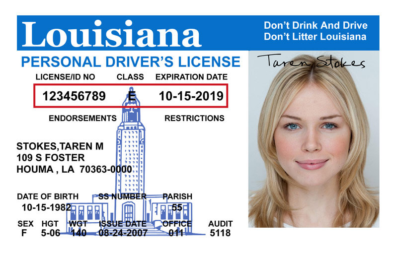 Louisiana Driver S License Application And Renewal 2020
