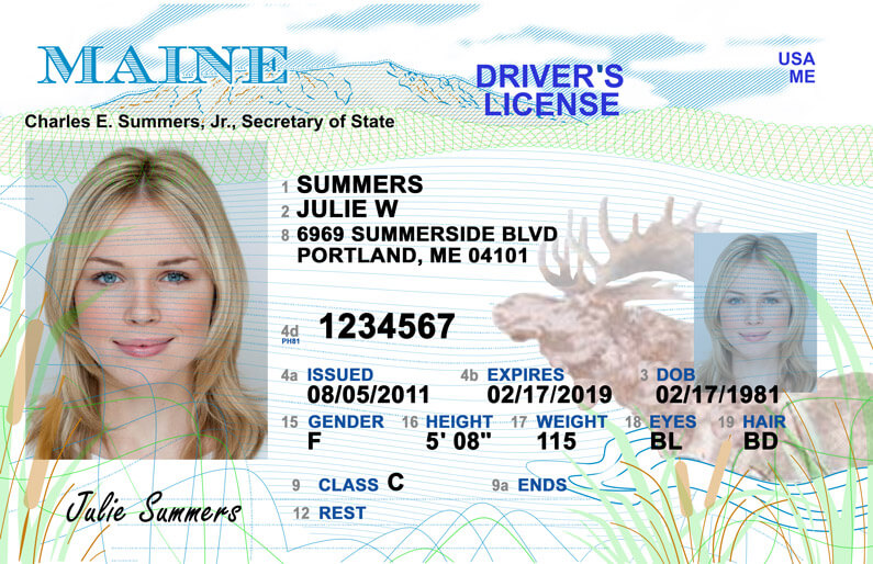 Maine Driver S License Application And Renewal 2020