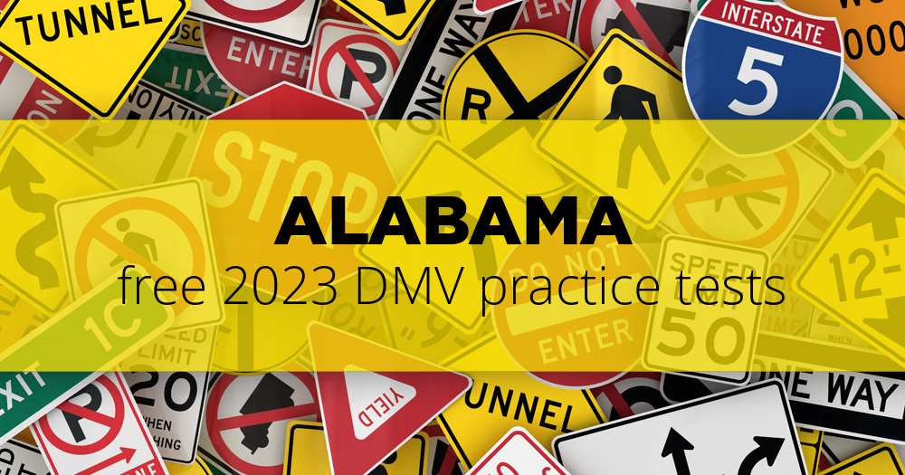 Free Alabama Dmv Road Signs Practice Test 2020 Al
