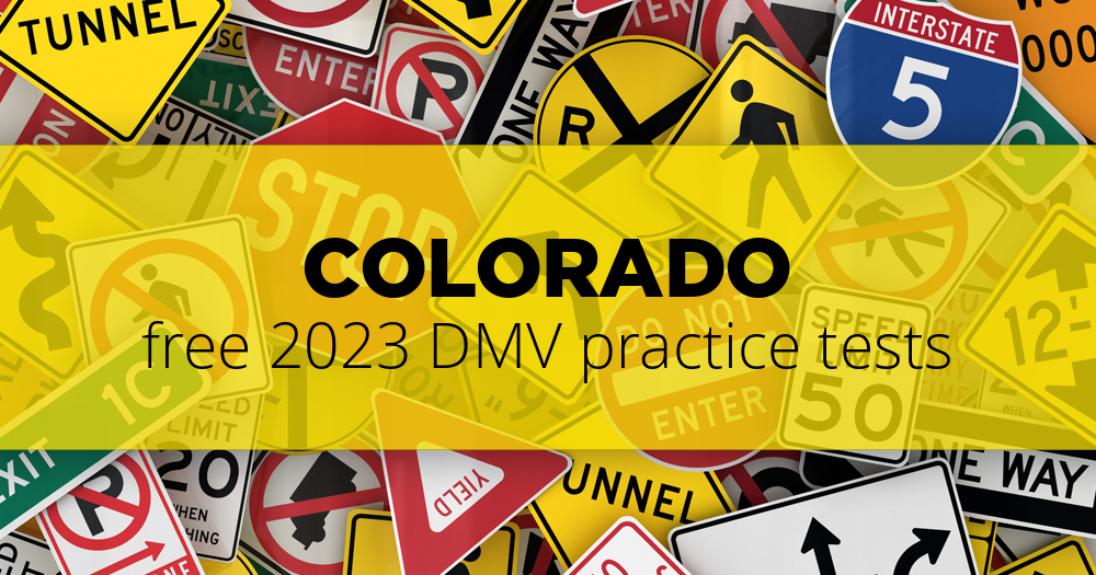 Free Colorado Co Dmv Practice Tests Updated For 2021