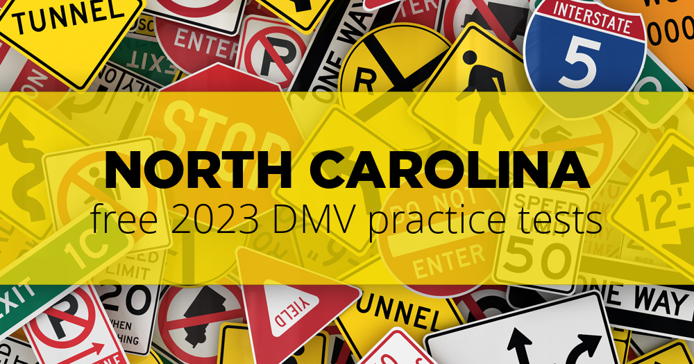 Free North Carolina Dmv Road Signs Permit Practice Test 2020 Nc