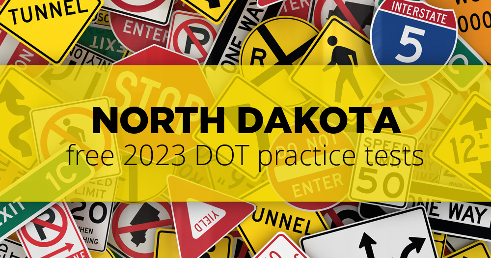 Free North Dakota Dot Permit Practice Test Nd 2021