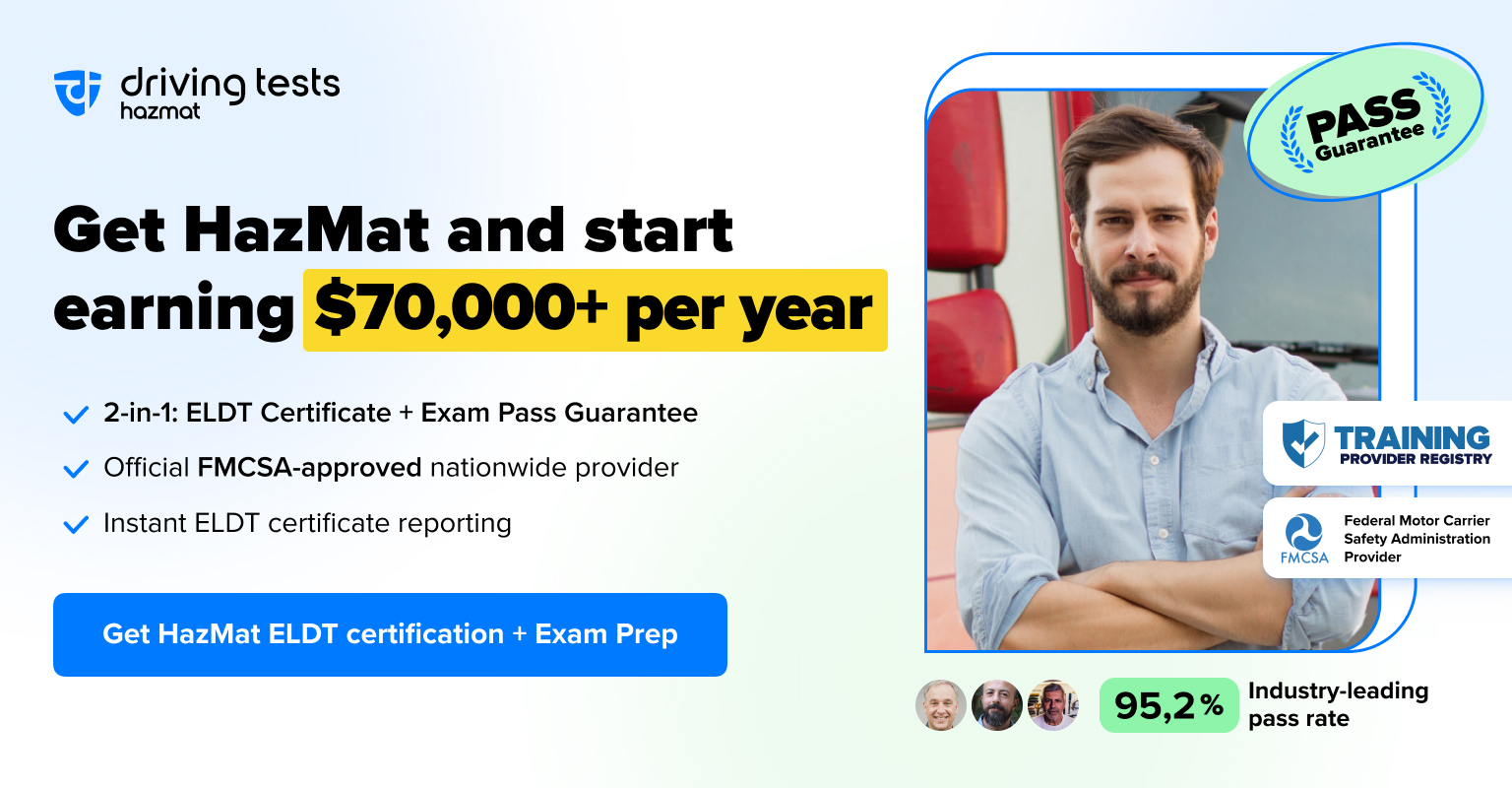 Hazmat Premium Eldt Program Pass Your Hazmat Endorsement Exam Guaranteed