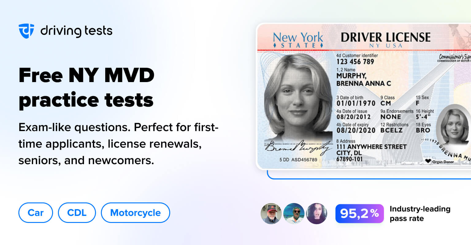 Free New York (NY) DMV Practice Tests Updated for 2024