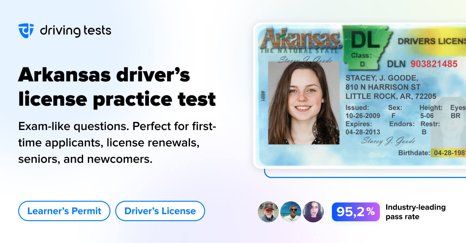 FREE Arkansas DMV Permit Practice Test 2024 | AR