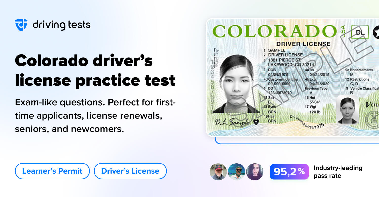 FREE Colorado DMV Permit Practice Test 2024 | CO