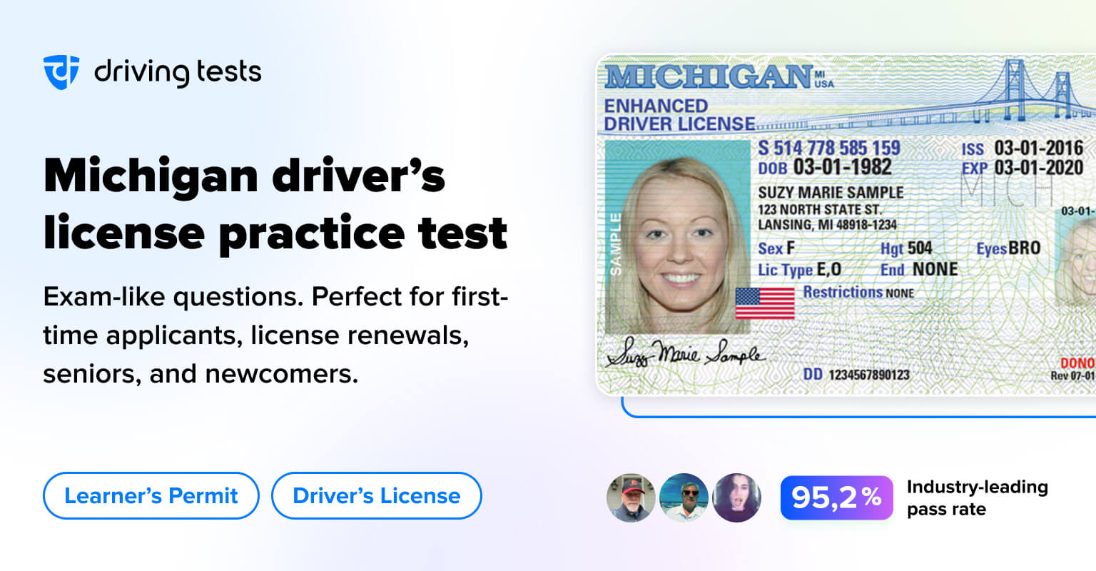 FREE Michigan DOS Permit Practice Test (MI) 2024