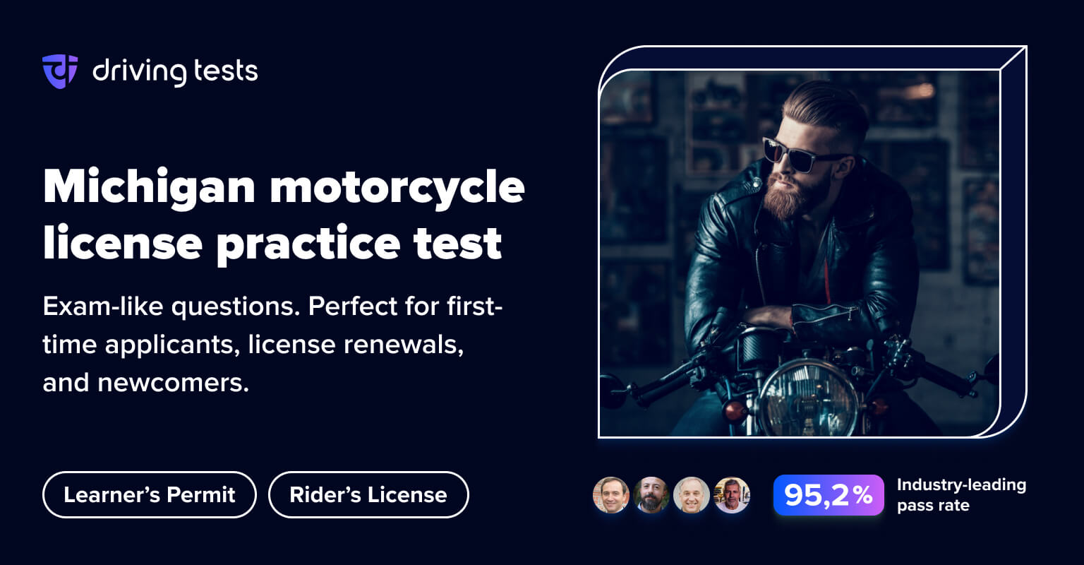 FREE Michigan DOS Motorcycle Practice Test 2024 MI