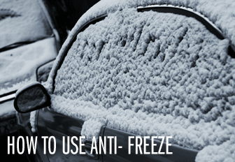 How to Use Anti- Freeze How to Use Anti- Freeze