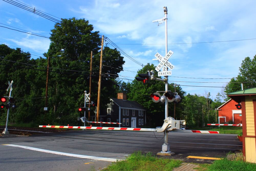 Definition & Meaning of Railroad crossing