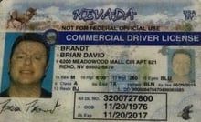 NV commercial driver's license