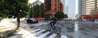 Animated Behind-the-Wheel Simulator