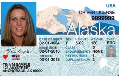 driver's license in Alaska