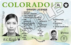 driver's license in Colorado