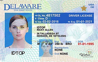 driver's license in Delaware