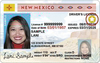 driver's license in New Mexico