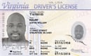 VA DMV driver's license
