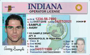 IN commercial driver's license
