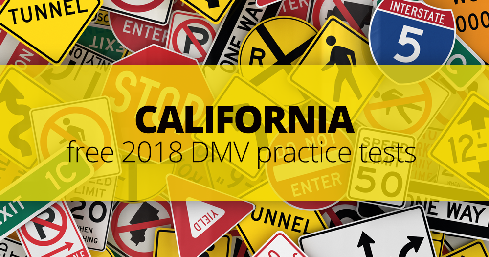 dmv practice permit test ca
