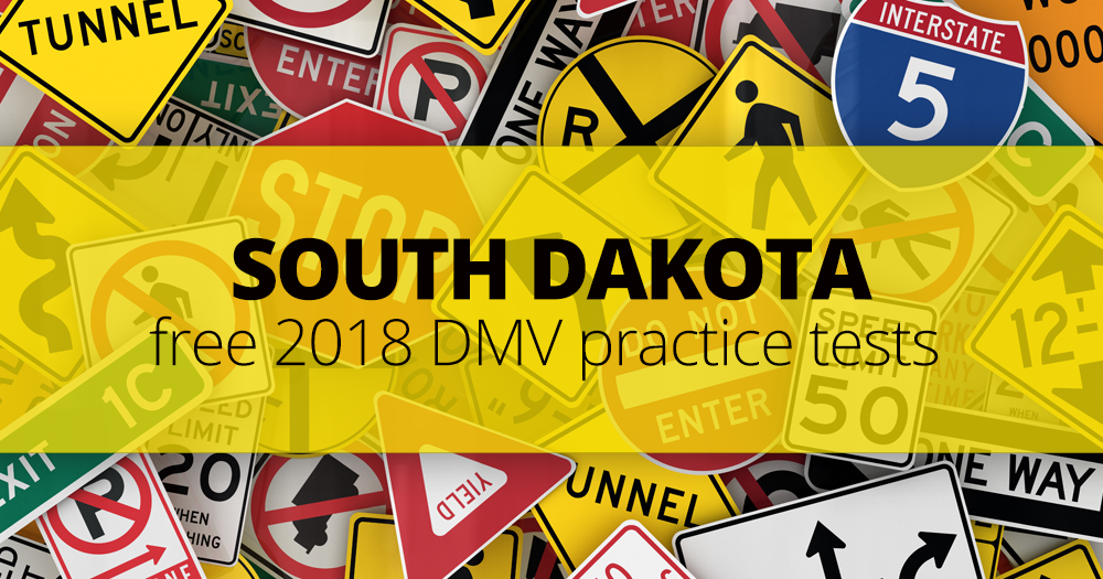 FREE South Dakota DMV Permit Practice Test (SD) 2018