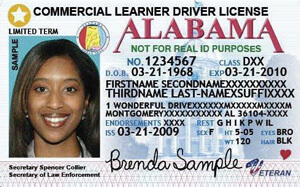 AL commercial driver's license
