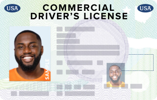 LA commercial driver's license