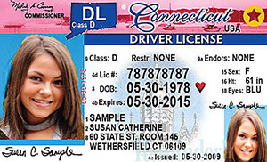 CT DMV driver's license