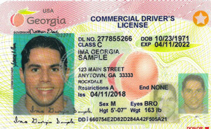 GA commercial driver's license