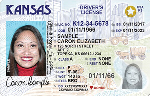 KS DMV driver's license