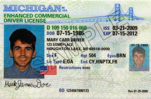 MI commercial driver's license