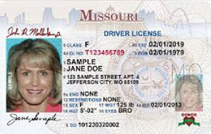 driver's license in Missouri
