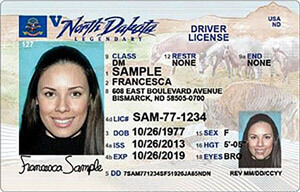 ND DOT driver's license