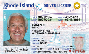 RI DMV driver's license