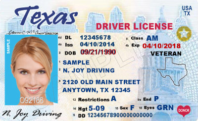 TX DMV driver's license