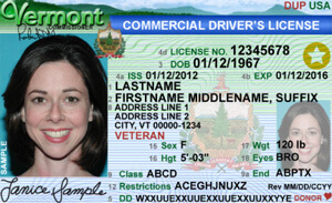 VT commercial driver's license