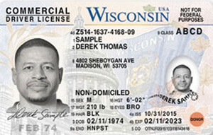 WI commercial driver's license
