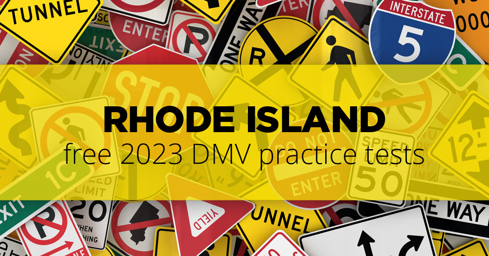 FREE Rhode Island DMV Practice Test 2022 RI
