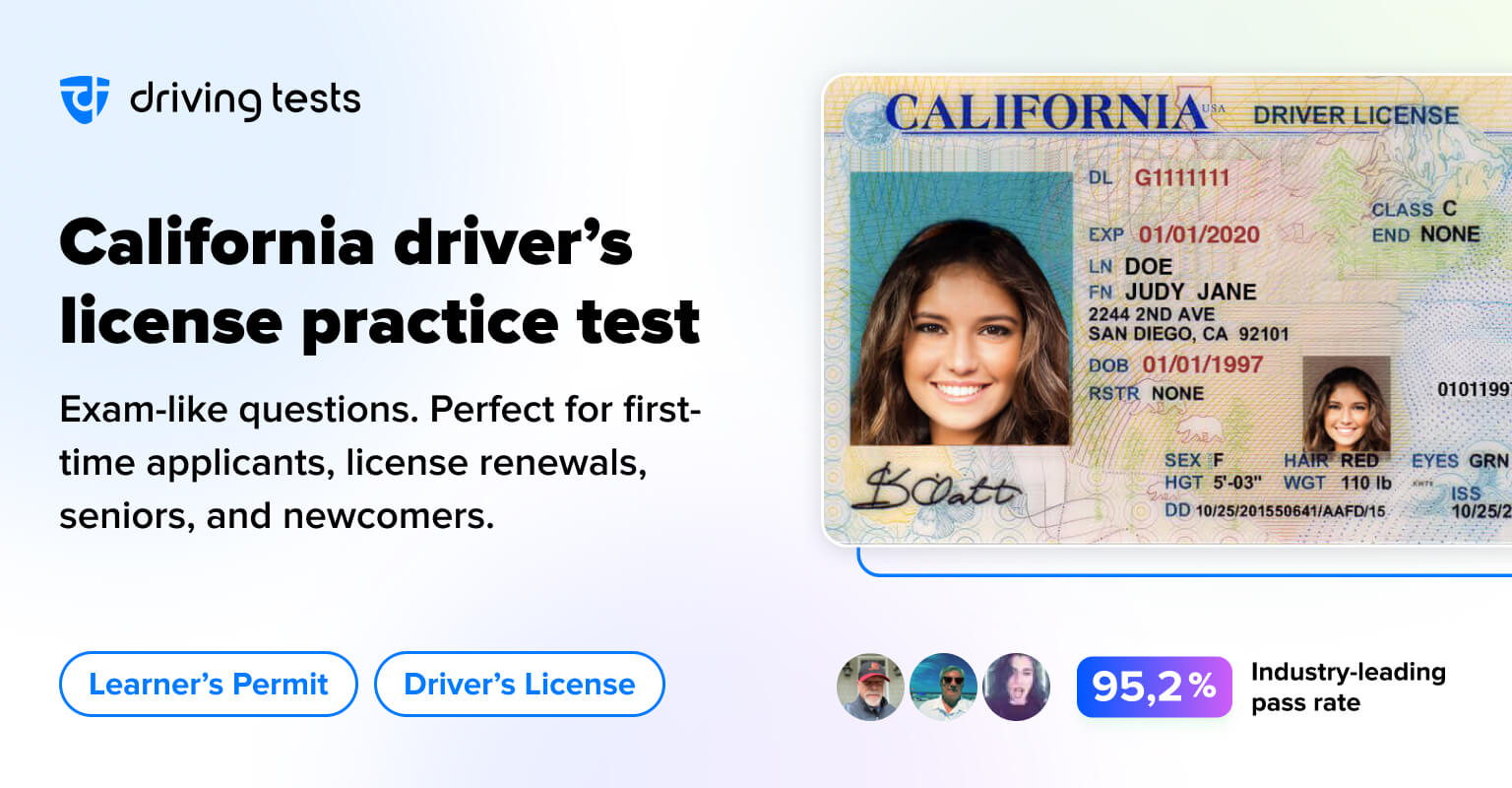 FREE California DMV Practice Test 2024 CA