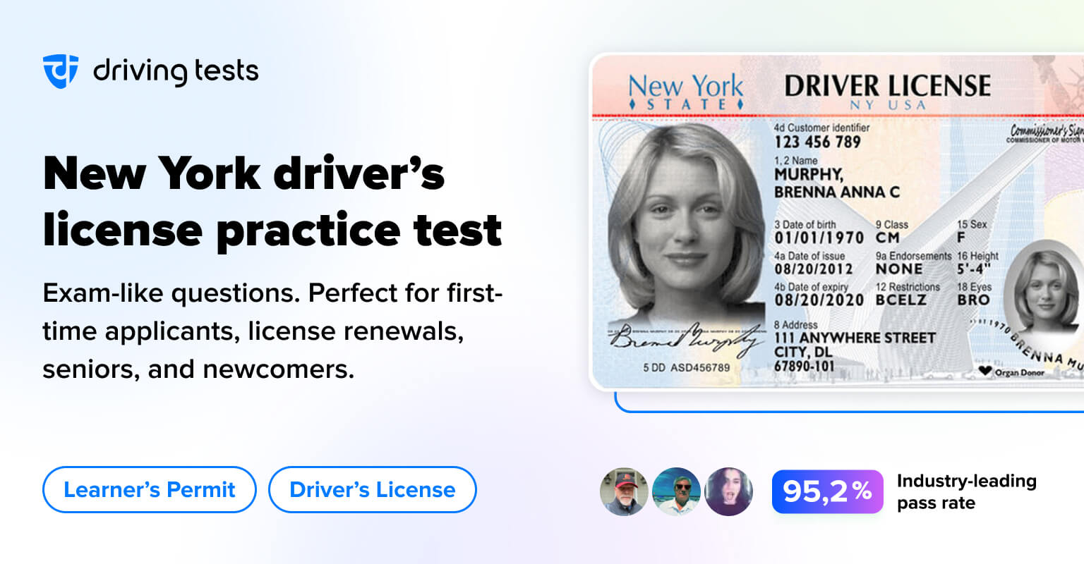 FREE DMV Permit Test Practice New York NY 2024