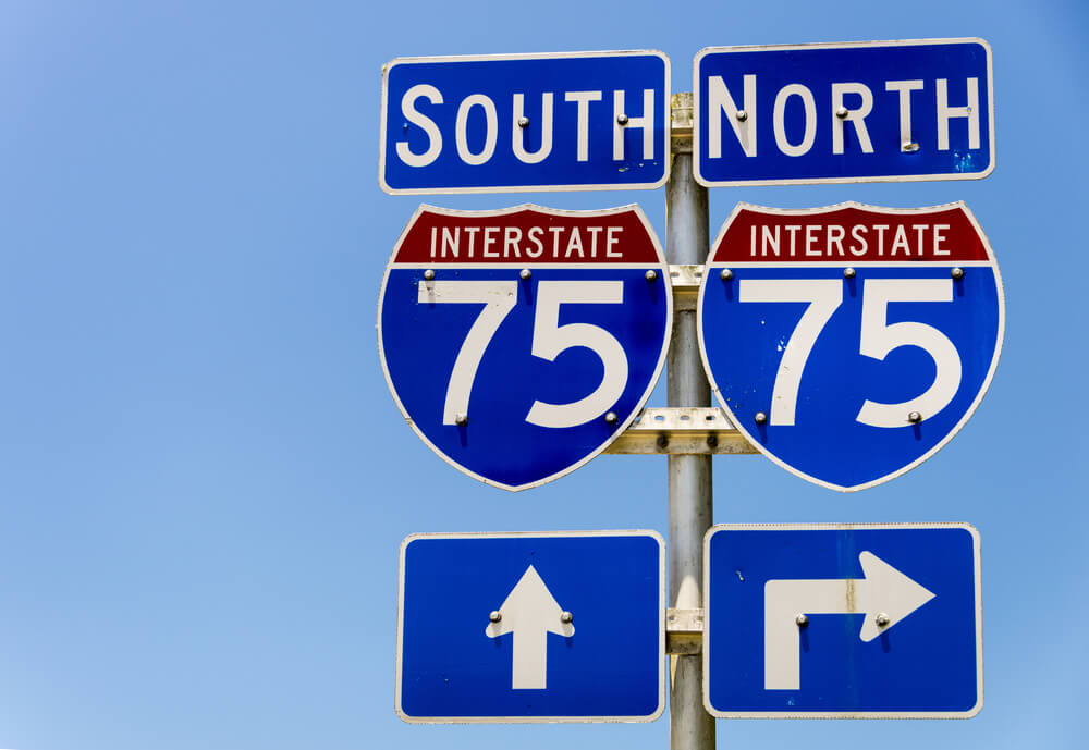 interstate highway sign