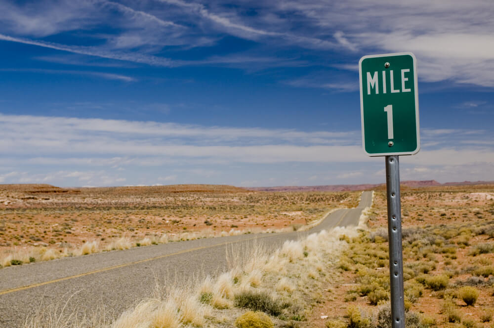 mile marker