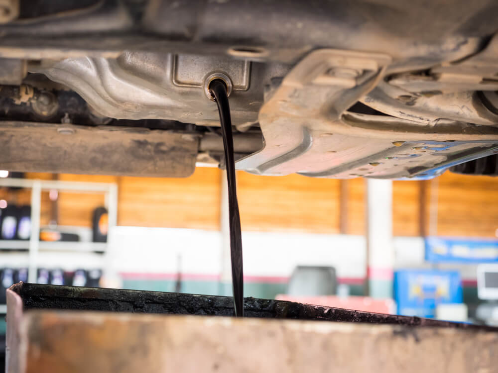 changing oil