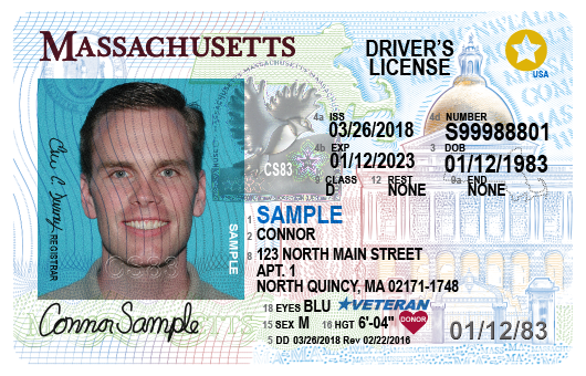 driver's license in Massachusetts