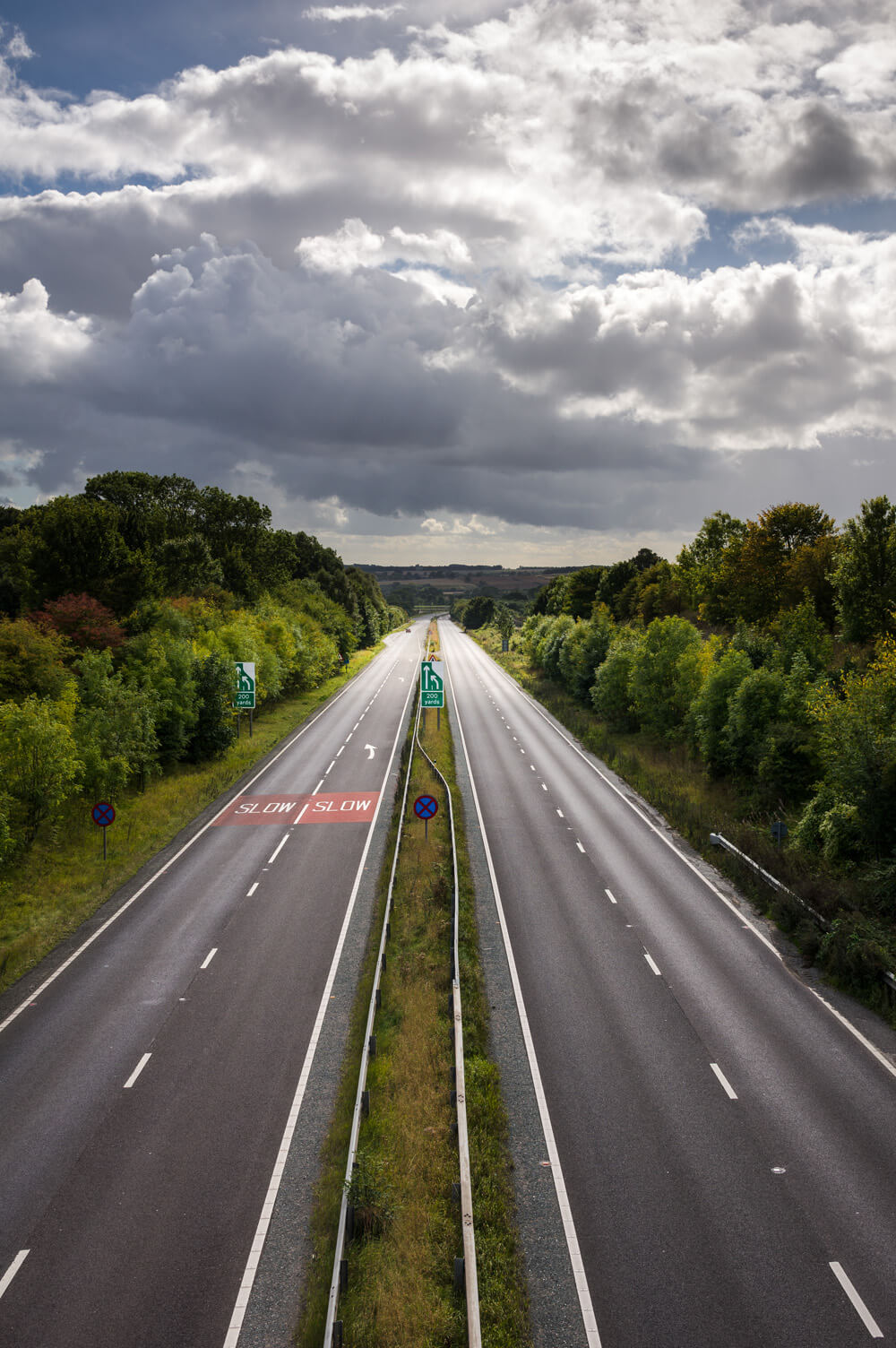 divided highway example