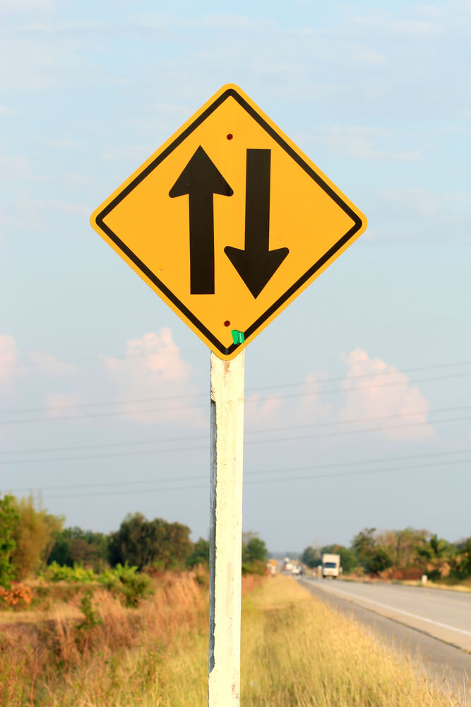 two way sign